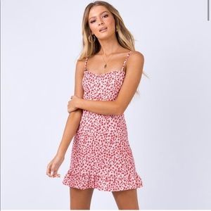 princess polly deniz mini dress blush